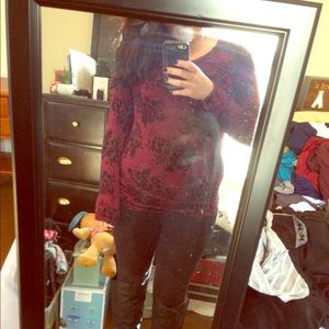 Cute rose long sleeve!